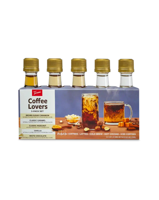 Coffee Lovers 50 ml 5-pack Variety Pack Syrup