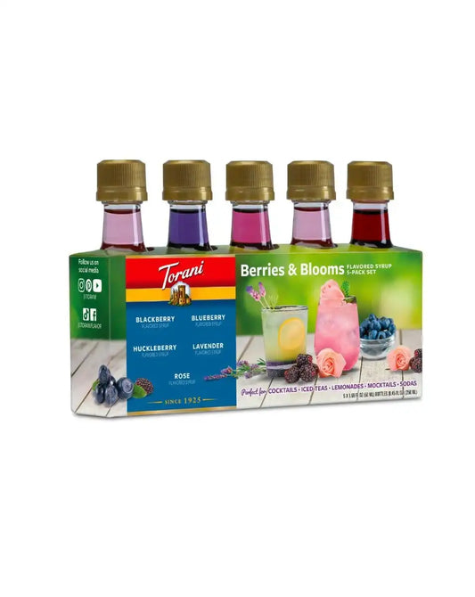 Berries & Blooms 50 ml 5-pack Variety Pack Syrup