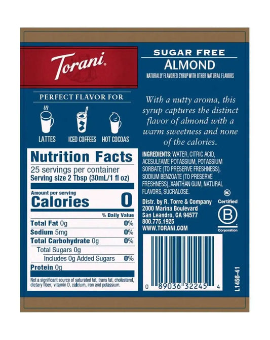 Sugar Free Almond Syrup