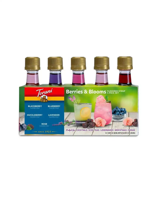 Berries &amp; Blooms 50 ml 5-pack Variety Pack Syrup